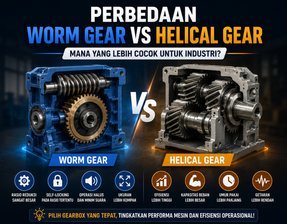 wormgear vs helical gear