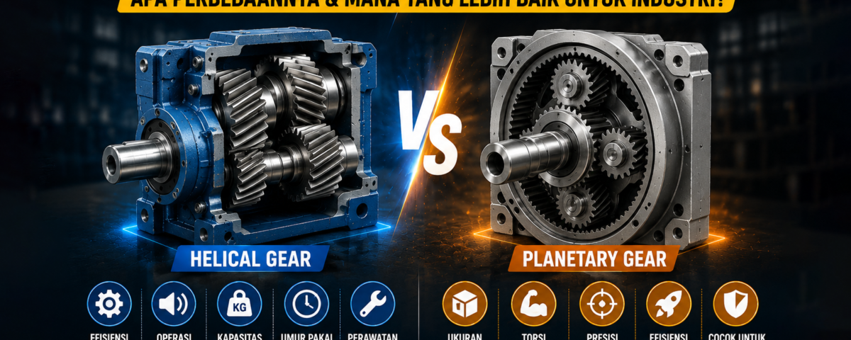 Helical Gear vs Planetary Gear