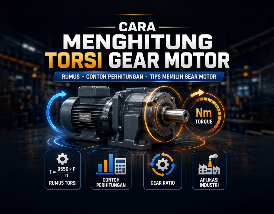 cara menghitung torsi gear motor