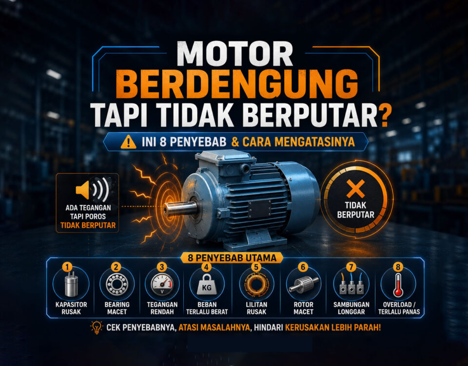 motor berdengung tapi tidak berputar